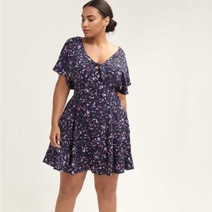 PENNINGTONS In Every Story plus size 2X floral print summer dress boho garden